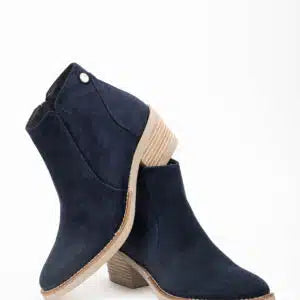 Boots nubuck bleu marine qualité cuir portugal charly vernaison millery 